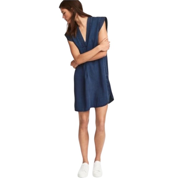 L.O.G.G. H&M Dark Blue Denim Tunic Dress - Picture 2 of 10